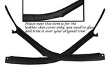 BLACK STITCHING FITS TOYOTA MR2 MK2 1989-2000 WINDSCREEN PILLAR LEATHER COVERS
