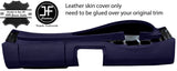 DARK BLUE LEATHER OVAL DASH DASHBOARD COVER FOR PORSCHE 944 968 86-95 STYLE 2