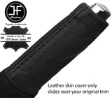 BLACK STITCH TOP GRAIN LEATHER HANDBRAKE HANDLE COVER FITS ALFA ROMEO GT 03-10