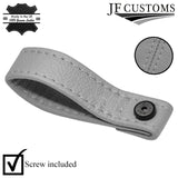 L GREY LEATHER TAILGATE BOOT PULL STRAP HANDLE  FITS FIAT 500 ABARTH 07-16
