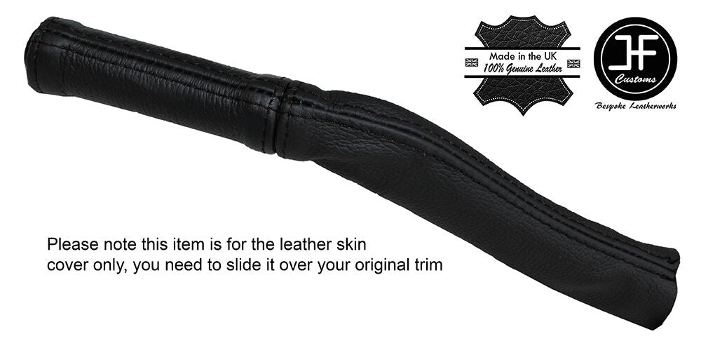 BLACK STITCHING FULL HANDBRAKE LEATHER COVER FITS MG MGB GT 1800 CLASSIC