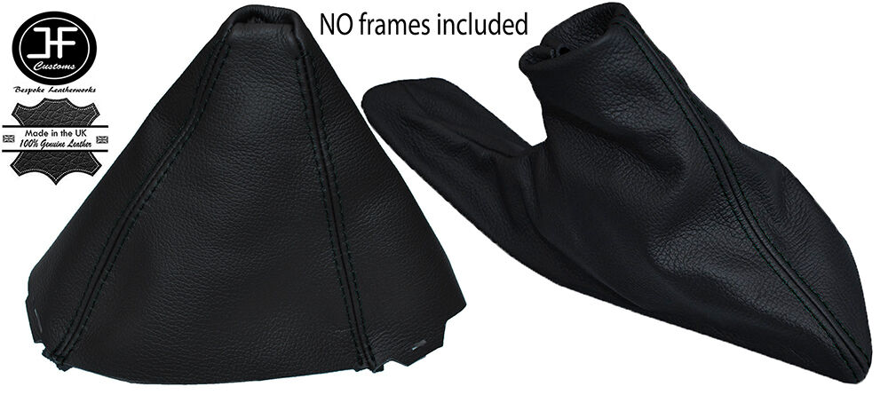 BLACK STITCH LEATHER MANUAL GEAR HANDBRAKE GAITER FOR BMW X1 E84 09-15