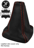 RED STITCH REAL LEATHER MANUAL GEAR GAITER FOR MERCEDES VITO W447 14-19