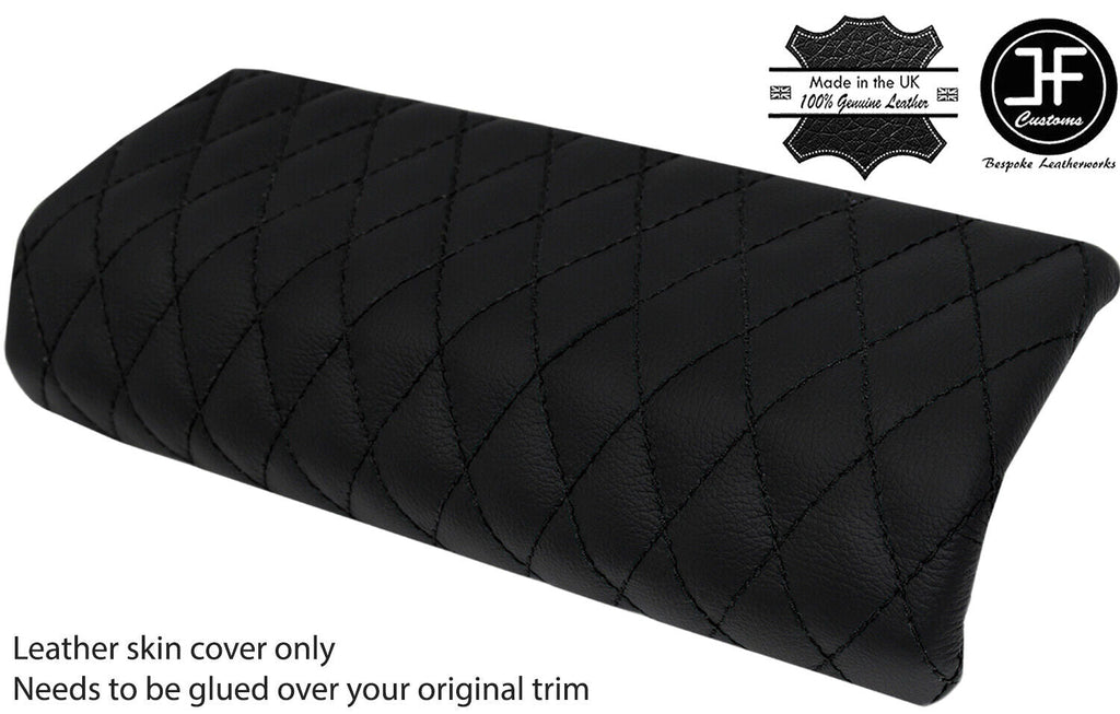 BLACK DIAMOND STITCH PASSENGER SIDE DASH TRIM PADDED COVER FOR DEFENDER 07-16