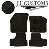YELLOW DIAMOND STITCH VINYL 4X TAILORED FLOOR CARPET FOR SEAT MII 11-21 JF1