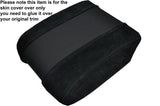 BLACK STITCH SUEDE & PERFORATED SKIN ARMREST COVER FITS RANGE ROVER VOGUE L322