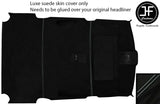 WHITE STITCH ROOF HEADLINING LINER LUXE SUEDE COVER FITS RANGE VOGUE L322 02-10