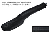 BLACK STITCHING LEATHER HANDBRAKE GAITER FITS OPEL GT ROADSTER 2007-2010