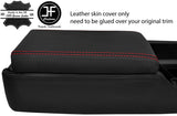 RED STITCH TOP GRAIN REAL LEATHER ARMREST COVER FITS NISSAN 300ZX Z32 90-96