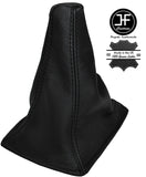 BLACK STITCH LEATHER MANUAL LEATHER GEAR GAITER FITS TOYOTA MR2 MK1 1985-1989