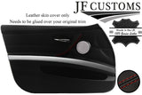 D RED STITCH LEATHER 1X FRONT DOOR HANDLE COVER FOR BMW E90 E91 E92 E93