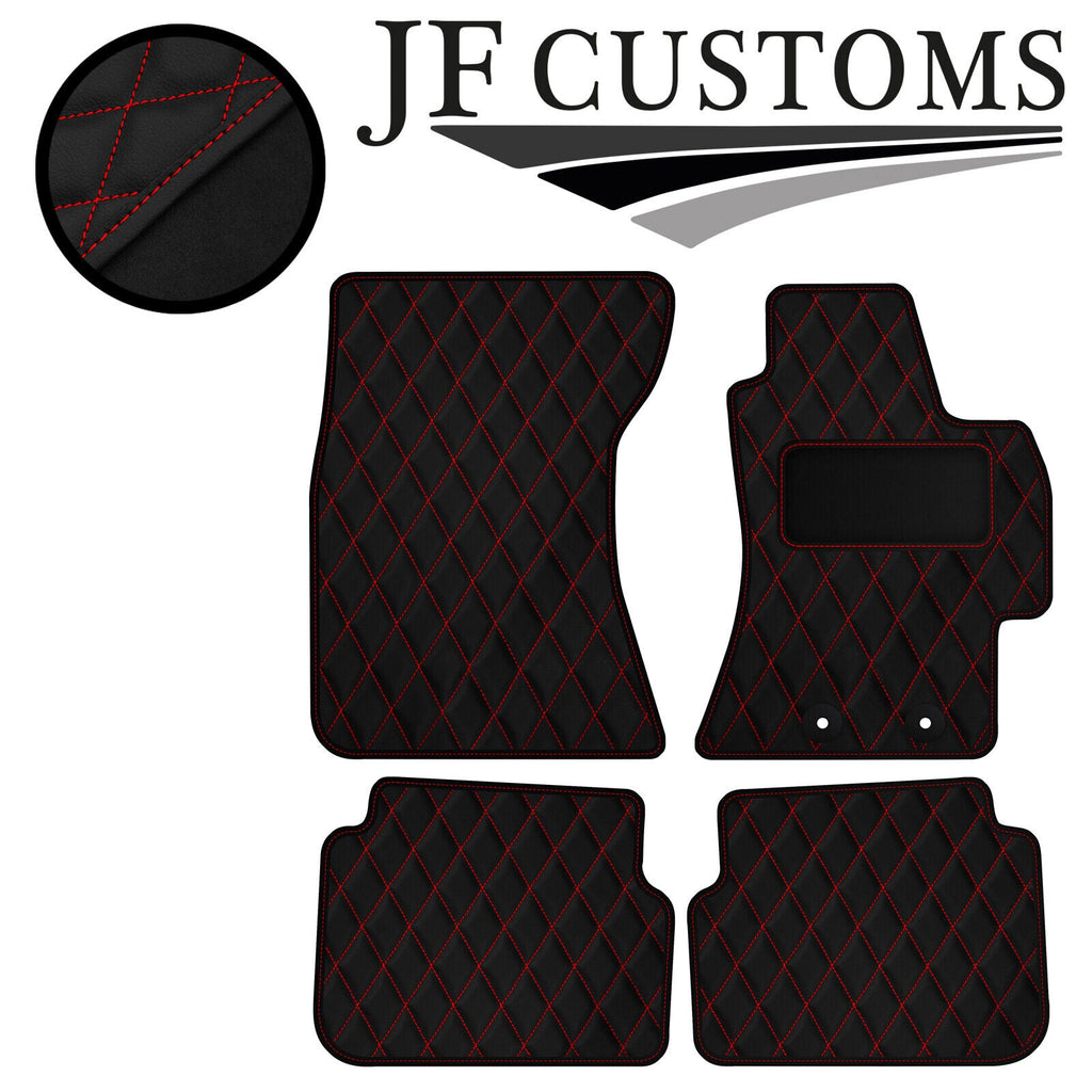 RED DIAMOND VINYL 4X TAILORED FLOOR CARPET FOR SUBARU IMPREZA 07-11 5DR JF1