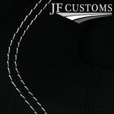WHITE STITCH LEATHER REAR QUARTER PANEL COVERS FITS MITSUBISHI GTO 3000 GT
