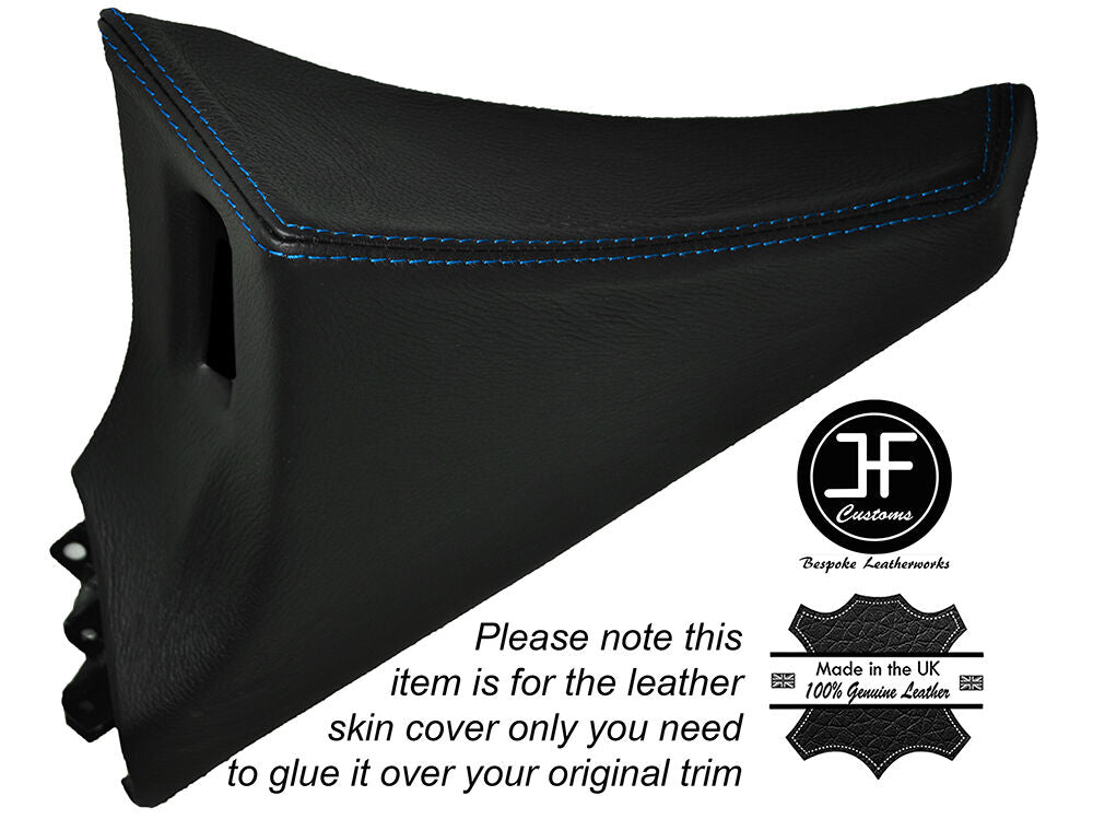 BLUE STITCH 1X PASSENGER DOOR SWITCH PANEL SKIN COVER FITS TOYOTA SUPRA MK4