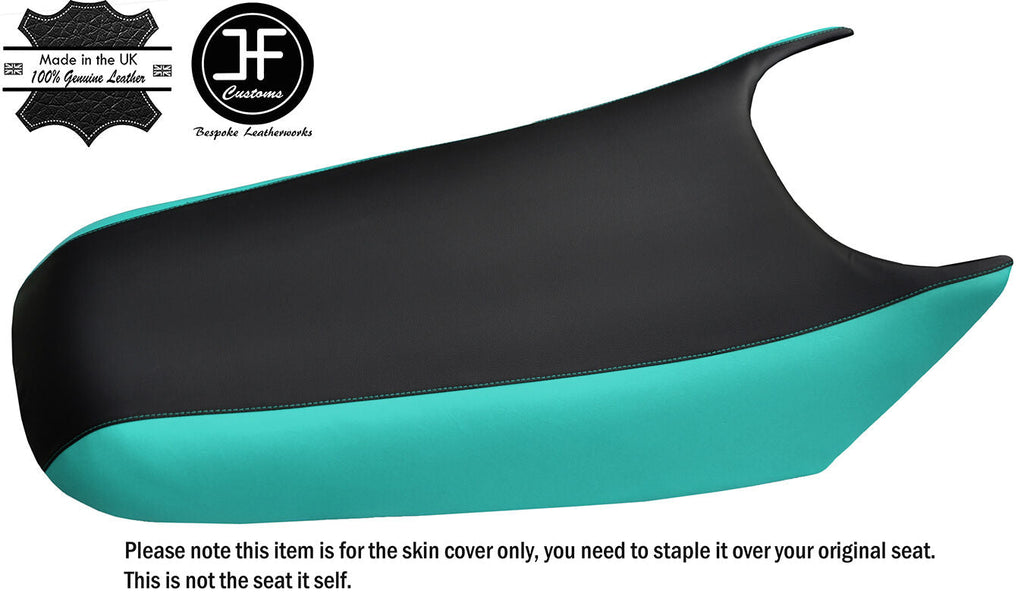 BLACK & TEAL CUSTOM FITS WETJET MASTERCRAFT ZX 300 TOP GRADE VINYL SEAT COVER