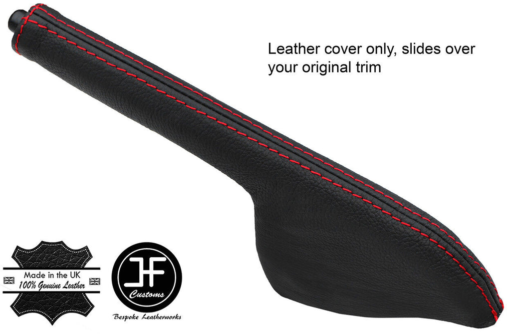 RED STITCHING REAL LEATHER HANDBRAKE GAITER FITS S15 200SX SILVIA 1999-2003