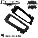 BLACK ITALIAN LEATHER AUTO GEAR SURROUND+FRAME FOR BMW 5 SERIES F10 F11 10-16