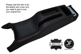RED STITCH CENTER CONSOLE LEATHER COVER FITS VW GOLF MK4 IV JETTA 1998-2005