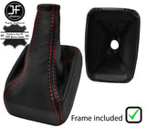 RED STITCH LEATHER MANUAL GEAR+PLASTIC FRAME FITS VAUXHALL SINTRA 1996-1999