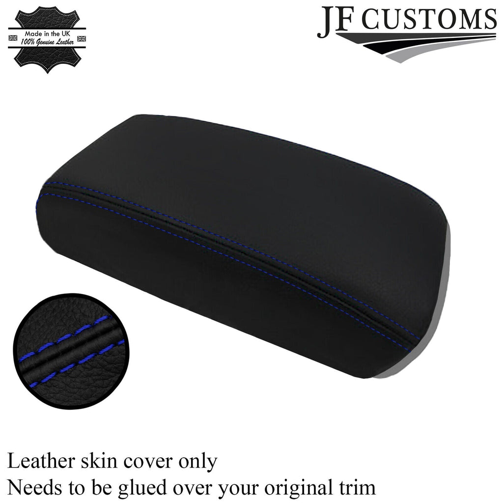 FITS VOLVO S70 V70 850 C70  ARM REST COVER R BLUE STITCH CUSTOM NEW MADE IN UK