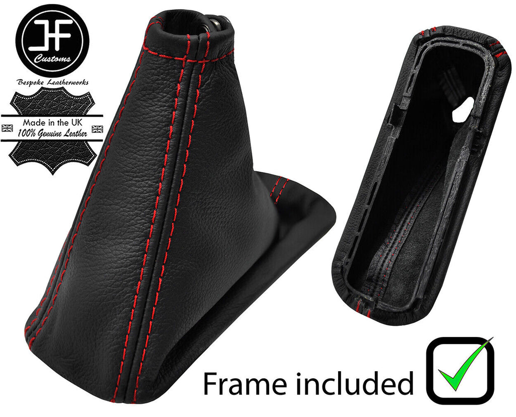RED STITCH LEATHER HI LOW GEAR+PLASTIC FRAME FOR JEEP CHEROKEE KJ 02-07