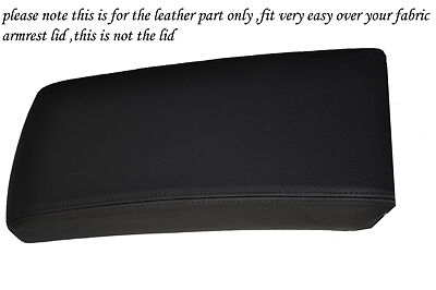 BLACK STITCH FITS VW PASSAT B6 2005-2011 LEATHER ARMREST COVER ONLY CUSTOM NEW