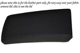 BLACK STITCH FITS VW PASSAT B6 2005-2011 LEATHER ARMREST COVER ONLY CUSTOM NEW