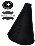 BLUE STITCHING MANUAL LEATHER GEAR GAITER FITS MINI COOPER R50 R53 2001-2006