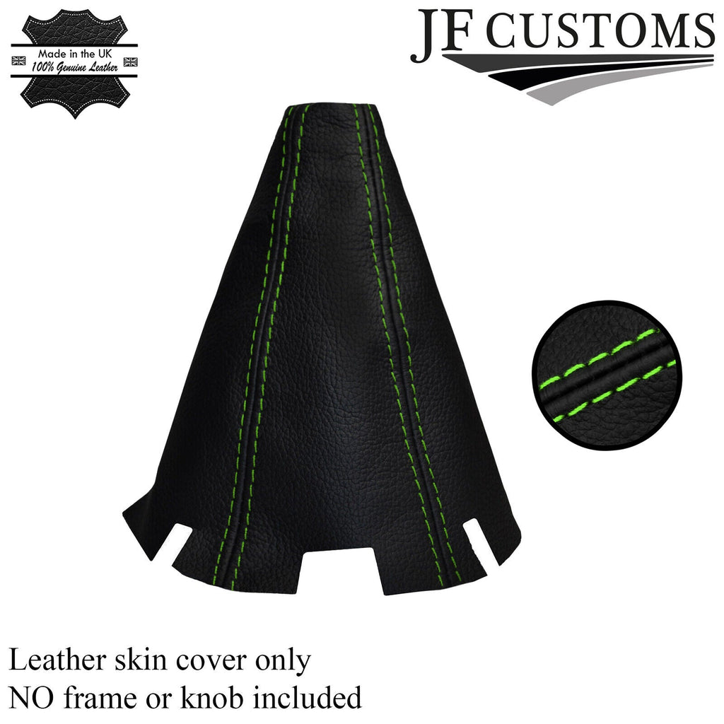 GREEN STITCHING FOR SUBARU IMPREZA & WRX STI 1998-2000 LEATHER GEAR GAITER