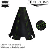 GREEN STITCHING FOR SUBARU IMPREZA & WRX STI 1998-2000 LEATHER GEAR GAITER
