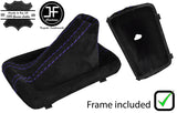 PURPLE STITCH SUEDE AUTOMATIC DSG GAITER+PLASTIC FRAME FOR VW PASSAT B6 06-10