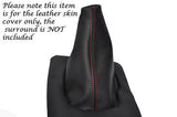 RED STITCH FITS TRIUMPH STAG MK1 MK2 LEATHER GEAR GAITER ONLY CUSTOM NEW