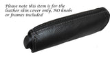 GREY STITCH HANDBRAKE HANDLE LEATHER SKIN COVER FITS ALFA ROMEO MITO 08-14