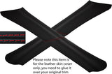 RED STITCH 2X A POST PILLAR LEATHER SKIN COVER FITS JEEP GRAND CHEROKEE 99-04