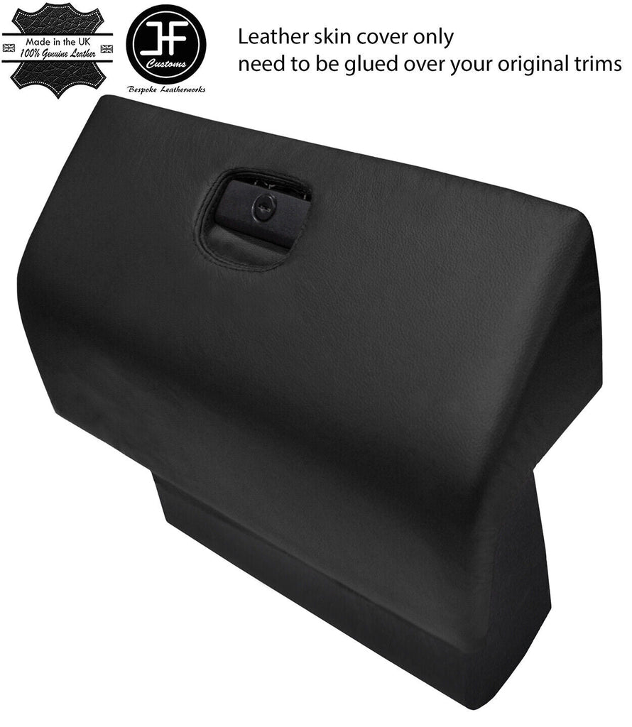BLACK REAL LEATHER GLOVE BOX COVER FITS BMW 6 SERIES E24 HIGHLINE L6 CUSTOM NEW