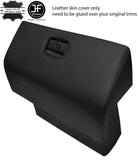 BLACK REAL LEATHER GLOVE BOX COVER FITS BMW 6 SERIES E24 HIGHLINE L6 CUSTOM NEW