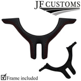 D RED STITCH CARBON VINYL SPORT STEERING WHEEL TRIM+FRAME FOR BMW 3 E46 99-05