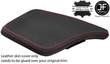 RED STITCHING REAL LEATHER ARMREST COVER FITS VOLVO XC90 2015-2018 CUSTOM NEW