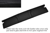 BLACK STITCH TOP ROOF PANEL LEATHER SKIN COVER FITS HONDA CRX DEL SOL 1992-1997