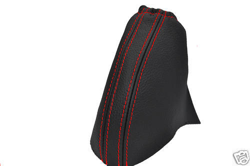 FITS X TYPE JAGUAR 01+ LEATHER HANDBRAKE GAITER RED ST CUSTOM NEW MADE IN UK