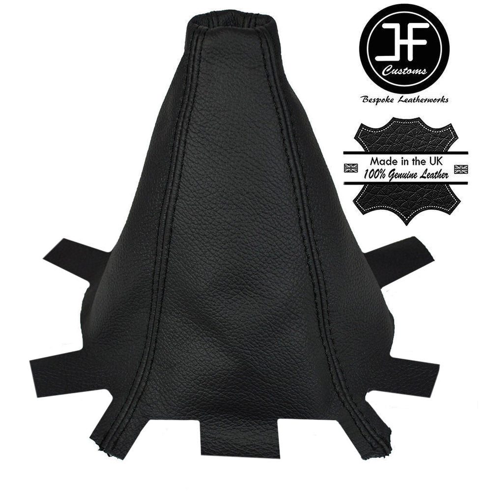 BLACK STITCHING LEATHER GEAR STICK GAITER FITS HONDA STREAM 2001-2007 CUSTOM NEW