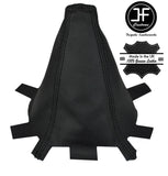 BLACK STITCHING LEATHER GEAR STICK GAITER FITS HONDA STREAM 2001-2007 CUSTOM NEW