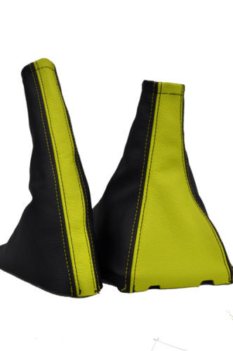 FITS VAUXHALL OPEL ASTRA MK5 H GEAR HANDBRAKE BLACK YELLOW CUSTOM NEW MADE IN UK