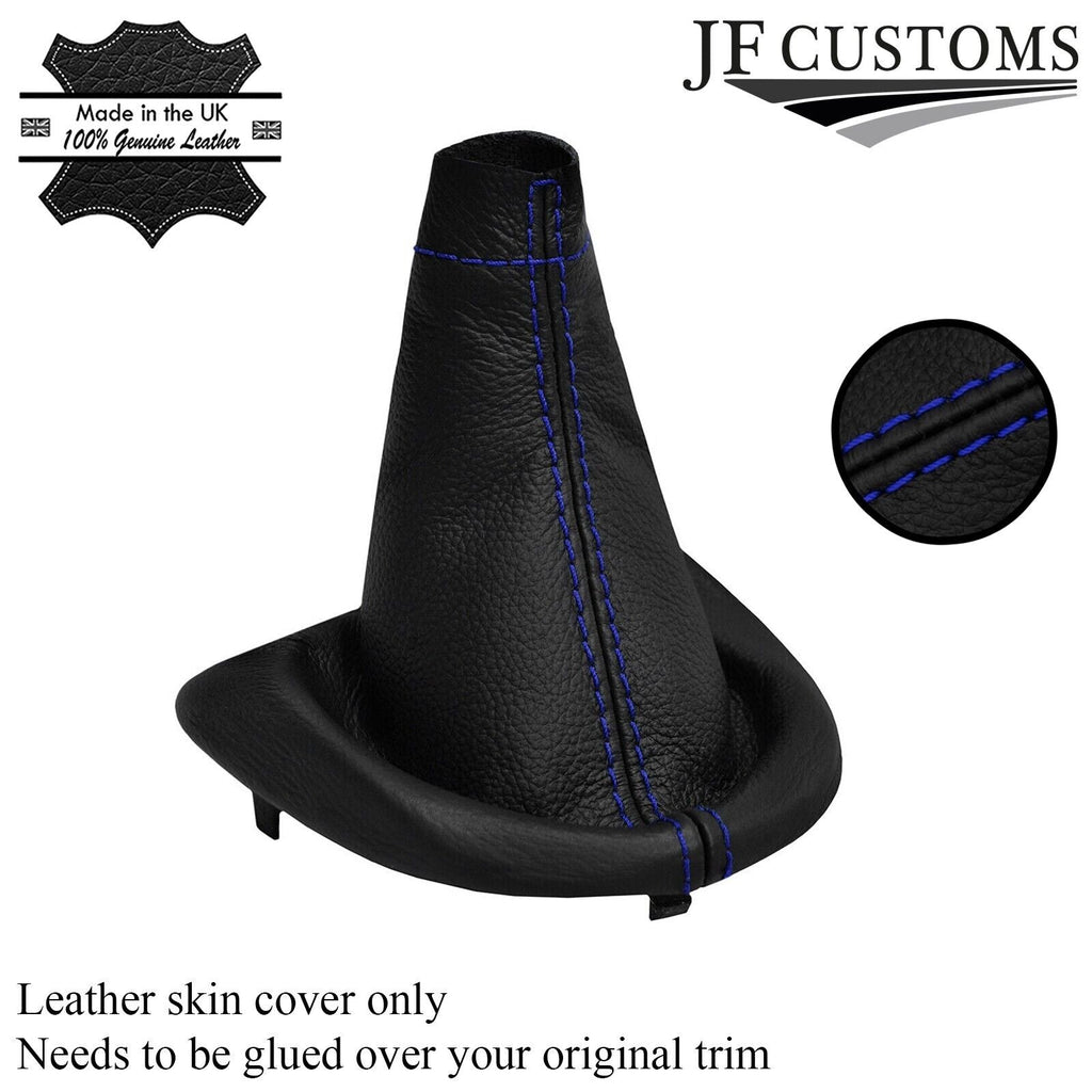 FITS RENAULT MASTER 2004-2010  ROYAL BLUE STITCH LEATHER GEAR COVER CUSTOM NEW