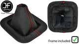 RED STITCH LEATHER HI LOW GEAR+PLASTIC FRAME FOR RANGE ROVER CLASSIC 89-94
