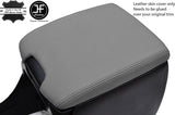 GREY REAL LEATHER ARMREST LID COVER FITS TOYOTA LAND CRUISER LC4 2003-2009