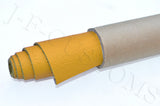 YELLOW LEATHER 75cm x 75cm QUALITY TOP GRAIN GENUINE LEATHER CRAFTS AUTOMOTIVE