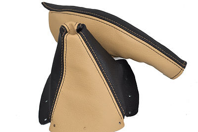 FITS MAZDA MX5 MK1 LEATHER GEAR HANDBRAKE GAITER BEIGE TAN CUSTOM NEW MADE IN UK