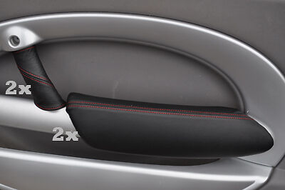 FITS BMW MINI COOPER 2X PANTHER 2X DOOR HANDLE COVERS red CUSTOM NEW MADE IN UK