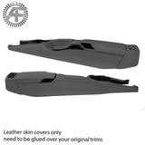 GREY REAL LEATHER FULL CONSOLE COVER FOR PORSCHE 987 BOXSTER CAYMAN CUSTOM NEW